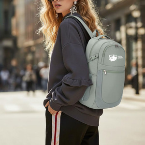 High Quality Design Custom Logo Smooth Zipper Comfortable Multi Pocket <b>Large</b> Capacity Lightweight Top Trendy <b>School</b> Back Pack - Product Image 2