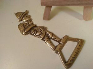 Vintage Brass Figurine Bottle Opener Handcrafted Folk Character Beer Opener Decorative <b>Bar</b> <b>Tool</b> For Home <b>Bar</b> Restaurant And Hote - Product Image 2