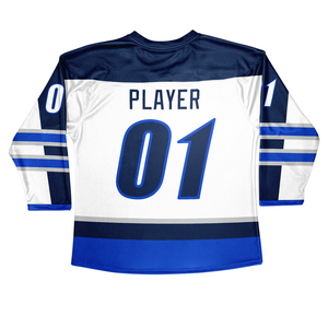 Ice Hockey Jersey For Sale 100% Polyester Made Quick Dry Unisex Ice Hockey Jersey Customized Sports Wear Ice Hockey Jersey - Product Image 1