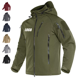 เสื้อแจ็คเก็ตกันน้ำกันลมบุผ้านวมสำหรับผู้ชายแบบขายส่ง รับผลิตตามสั่ง (OEM) ผ้าไนลอนแคนวาส แฟชั่นสำหรับกิจกรรมกลางแจ้ง - Product Image 5