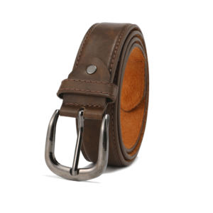 Ceinture unisexe en cuir de vachette vintage avec boucle à ardillon en alliage réglable, légère et écologique pour hommes et femmes - Product Image 5