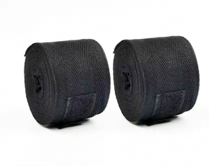 Bandages de boxe en coton et polyester avec logo personnalisé, bandages élastiques pour le kickboxing, équipement de protection sportive, bandages pour les mains - Product Image 4