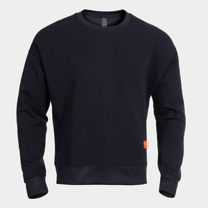 Sweat-shirt personnalisé avec logo, 400 g/m², 100 % coton, épais, coupe ample, col rond, style boxy, tricoté pour l'automne - Product Image 1