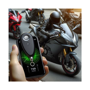 การรวมเซ็นเซอร์ลายนิ้วมือสำหรับรถจักรยานยนต์ GPS ล็อคแบบเรียลไทม์ Ai การตรวจสอบความปลอดภัยของรถจักรยานยนต์ปกป้องชีวมิติการขับขี่ของคุณ - Product Image 1