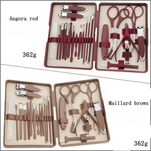 Premium Manicure Pedicure <b>Set</b> With Essential Tools For Daily Maintenance Complete <b>Nail</b> Grooming Instrument Kit For Personal - Product Image 4