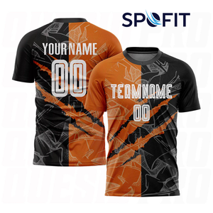 Custom Soccer Jersey Striped Football Shirt Sublimation Team Uniform Quick Dry Sportswear OEM ODM Manufacturer - Product Image 3