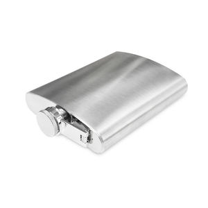 Gourde isotherme classique en acier inoxydable de 7 onces avec logo personnalisé, durable, pour spiritueux, idée cadeau de voyage personnalisée - Product Image 3