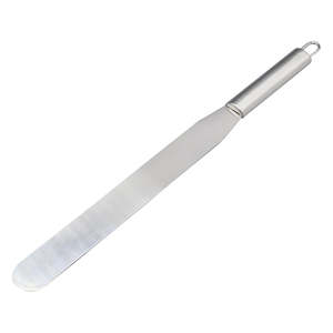 Espátula para Pasteles de 10 Pulgadas con Hoja de Acero, Herramienta para Decorar Pasteles, Repostería y Repartir Glaseado, Duradera - Product Image 3