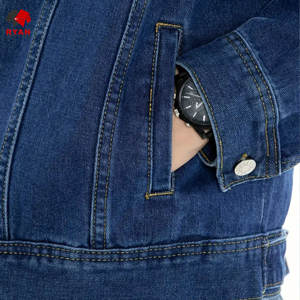 Chaqueta Vaquera Personalizada de Primera Calidad Ryan Pro Gear para Hombre con Cierre de Botones y Logotipo Personalizado - Product Image 6