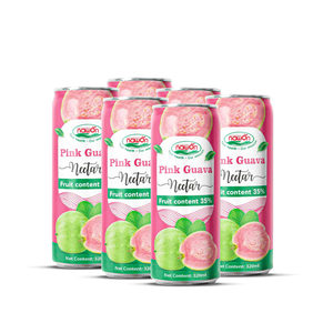 Néctar de Guayaba Rosa Nawon, Bebida Tropical Premium Refrescante, Lata de 320 ml, Jugo de Fruta con 35% de Contenido - Product Image 2