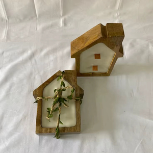 Nuevo y lindo portavelas de lujo hecho a mano con forma de cabaña, decoración para el hogar, decoración de mesa, decoración para bodas. - Product Image 1