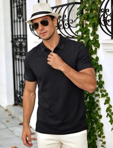 T-shirt Homme Haut de Gamme Uni ODM en Tissu Tricoté Léger et Respirant Écologique Coupe Moderne Manches Courtes Style Smart Casual Export - Product Image 3