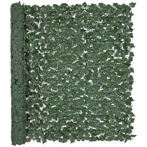 Ivy Privacy Fence 59 X 98 Artificial Green Wall <b>Screen</b> Strengthened Joint Faux Hedge with Vine <b>Leaf</b> Greenery Ivy Fence - Product Image 1