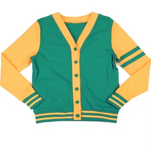 High Quality Unisex Custom Designed V-Neck Knitted 100% Acrylic <b>Cardigan</b> <b>Sweater</b> Winter Front Logo Greek College - Product Image 2