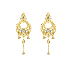 Pendientes de Moda con Circonitas en Forma de Gota para Fiesta - 11058815GL - Product Image 1