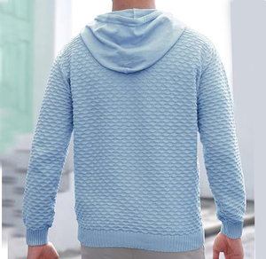 Sweat-shirt à capuche en molleton tricoté haut de gamme OEM, impression sérigraphique personnalisée, délavé à l'acide, coupe ample unisexe - Product Image 3