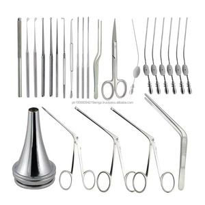 Juego de 28 Instrumentos para Miringotomía, Instrumentos Quirúrgicos para Oído de Acero Inoxidable, Kit Quirúrgico ENT, Herramientas Médicas Profesionales de Otología - Product Image 1