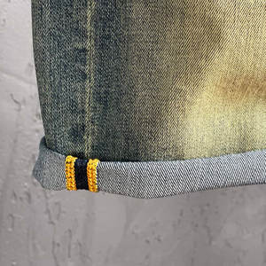 กางเกงยีนส์ขาสั้นผู้ชายน้ำหนักเบา ใส่สบาย สไตล์ลำลอง ผ้าฝ้าย 100% เอวกลาง ลายเรียบ เป็นมิตรกับสิ่งแวดล้อม ขายออนไลน์ - Product Image 6