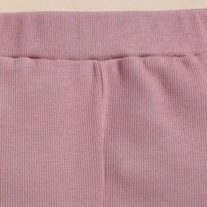 Body de manga larga de elastano de bambú orgánico de calidad superior con mallas de lápiz-Nostalgia Rose - Product Image 6