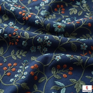 Tissu de broderie à points de chaînette de qualité supérieure, léger, pour robe de mariée, tenue de cérémonie, fabricant de textiles sur mesure OEM ODM - Product Image 5