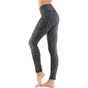 Leggings Deportivos de Cintura Alta para Mujer, Completamente Elásticos, de Spandex/Nylon, con Estiramiento en Cuatro Direcciones |   Pantalones Deportivos con Bolsillos para Yoga - Product Image 4
