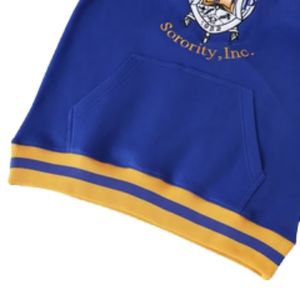 เสื้อฮู้ด Sigma Gamma Rho สีน้ำเงิน SGRho พรีเมียม สีน้ำเงินทอง เสื้อผ้าสไตล์กรีก เสื้อสเวตเชิ้ตสำหรับชมรมนักศึกษาแบบยูนิเซ็กซ์ - Product Image 4