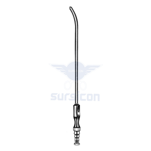 Tubo de Succión Adson de 21 cm / 8-1/2 Pulgadas de Diámetro, 4 mm, Acero Inoxidable, Instrumento Quirúrgico de Succión para Cirugía General ORL - Product Image 1
