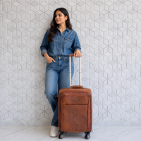 Nouveau Designer Bagages Sacs Multi Usages À La Main Trolley Sac En Cuir Véritable Unisexe Grande Taille Multi Usages Design Unique Valise