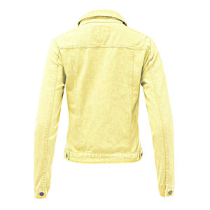 Chaqueta vaquera acolchada de manga larga hecha a medida para mujer, de última tendencia, transpirable, duradera, con decoraciones de perlas y diamantes, al por mayor - Product Image 6