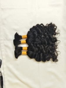 Extensiones de Cabello Natural Remy de un Solo Donante de Tamil Nadu, India, Textura Natural, Color Natural, Venta al por Mayor, Grado Superior, 100% Remy, Doble Trama a Máquina - Product Image 5
