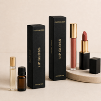 Boîtes en papier pour rouge à lèvres personnalisées écologiques, emballages cosmétiques de petite taille, boîtes pour mascara, gloss à lèvres, boîte de parfum de voyage