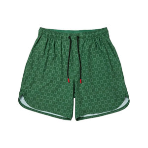 Pantalones Cortos Casuales para Hombre de Alta Calidad, Sólidos, Transpirables, Cintura Elástica, Poliéster/Algodón, Gran Venta - Product Image 1