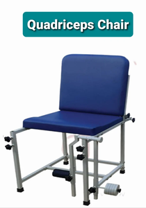 Quadriceps Chair Heavy Duty Hospital Rehab Center Use <b>Exercise</b> Chair Blue Seat Adjustable Foot Rests for <b>Knee</b> Strengthening - Product Image 5