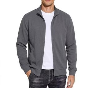 Unisex <b>Racer</b> <b>Jacket</b> Hooded Collar Quarter Zip Closure Winter Wear Regular Fit Polyester Knitted Solid Color Front Logo Quick Dry - Product Image 2