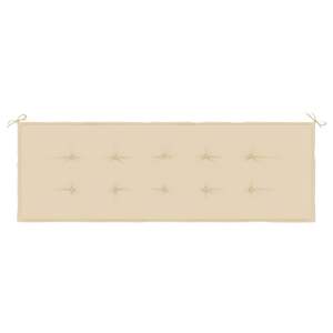 Coussin de banc de jardin beige, grand coussin d'extérieur, tissu Oxford 100% polyester - Product Image 4