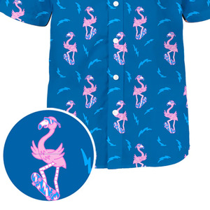 Chemise pour homme, style resort, motif banane, streetwear décontracté, imprimée OEM, boutonnée, infroissable, séchage rapide, respirante - Product Image 6