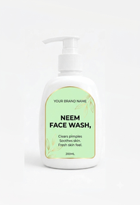 Limpiador Facial de Neem – Fórmula de Limpieza Profunda Antiacné con Control de Grasa y Acción Purificante para el Cuidado Diario de la Piel - Product Image 1
