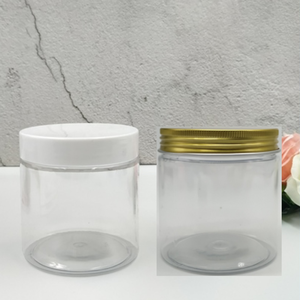 Wholesale Capacity PET Screw Top Lids Cylinder Shape Canned Food Storage Plastic <b>Jars</b> <b>Large</b> with Different Lids - Product Image 1