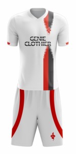 Uniformes de Fútbol para Hombre Sublimados con Logotipo Personalizado al por Mayor, 100% Poliéster de Secado Rápido, Mangas Cortas, Servicio OEM de Verano - Product Image 5