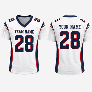 Maillot de football américain personnalisé pour jeunes et adultes, uniforme d'équipe personnalisé, polyester respirant, sublimation, vêtements de sport pour l'entraînement et les matchs - Product Image 6