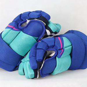 Gants de sport rembourrés à blocs de couleur avec fermeture Velcro - Product Image 4