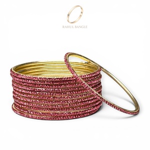 Brazaletes de Diseño Premium, Colección Moderna con Base de Acero Inoxidable y Cristales, para Bodas, Precio al por Mayor - Product Image 2