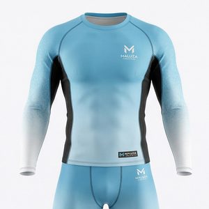 Vêtements de sport pour hommes, compression athlétique, course à pied, entraînement, gym, performance, Europa Sport Maluza, survêtement de compression - Product Image 1