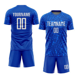 New Soccer Uniform Made Of High-quality Polyester Fabric Breathable High Quality Antiwrinkle Soccer Uniform With <b>Cheap</b> Quality - Product Image 1