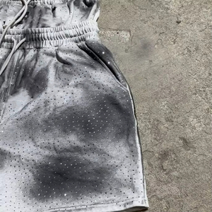 Conjunto de Sudadera con Capucha Corta y Cremallera para Hombre, Personalizable con Logotipo, a Prueba de Viento, para Invierno, Ropa Deportiva Transpirable de Algodón para Entrenamiento y Jogging - Product Image 2