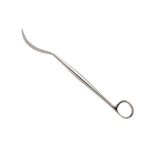 Rétracteur osseux Lane à levier dentelé, finition Dall, en acier inoxydable, instrument chirurgical orthopédique, poignée annulaire - Product Image 4