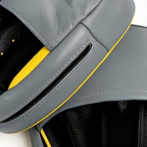 Genuine Leather Boxing Focus Pads Lightweight Curved Punch Mitts Adjustable Wrist <b>Karate</b> Training <b>Equipment</b> 2026 - Product Image 5