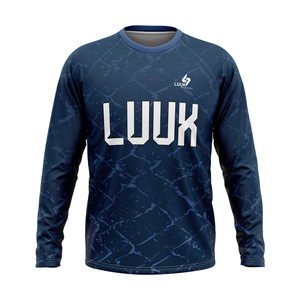 Camiseta Deportiva de Compresión Personalizada para Hombre, Manga Larga, Transpirable, Elástica, para Entrenamiento de MMA, Gimnasio, Fitness, OEM, ODM - Product Image 4