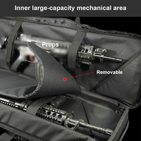 Sac à dos tactique extérieur imperméable en nylon Oxford haute capacité avec fermeture éclair, cadre interne, 36-56L, système MOLLE, sac de chasse antivol
