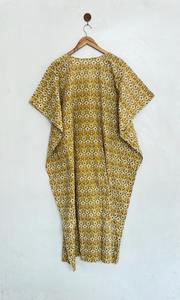 Caftán de Algodón para Mujer, Traje de Noche, Vestido Largo Informal, Cintura Natural, Perfecto como Cubrebañador, Regalo para Mamá - Product Image 6